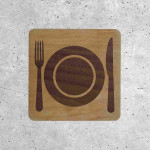 Wooden Decorative Sign - Dining Area Indicator