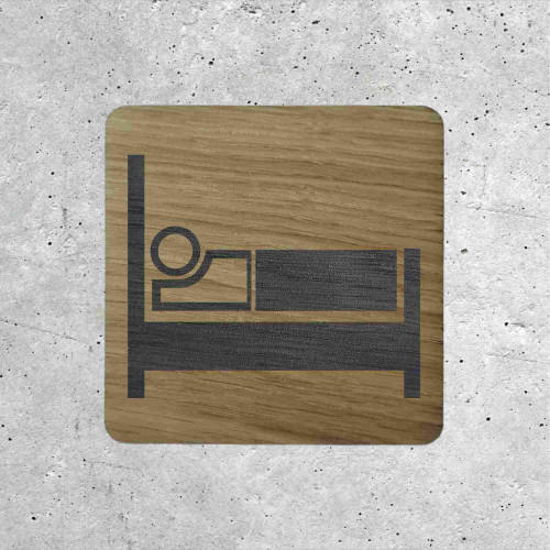 Wooden Dorm Room Sign - Bedroom Signage