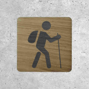 Wooden Hiking Sign - Trail Marker