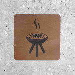 Wooden BBQ Sign - Barbecue Area Signage