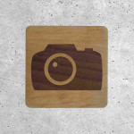 Wooden Camera Sign - Scenic Viewpoint Signage