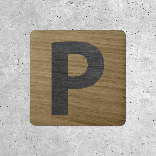 Wooden Parking Sign - Parking Indicator