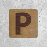 Wooden Parking Sign - Parking Indicator