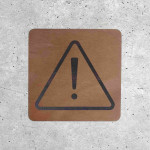 Wood Safety Sign - Danger Warning