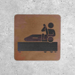 Wooden Signage - Physiotherapy Icon