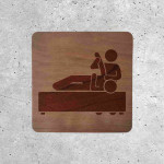 Wooden Signage - Physiotherapy Icon