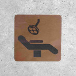 Wooden Sign - Dental Office Symbol