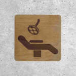 Wooden Sign - Dental Office Symbol