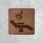 Wooden Sign - Dental Office Symbol