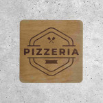 Wooden Signage - Pizzeria Sign