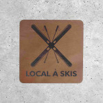 Wooden Signage - Ski Locker