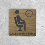 Signalétique Bois - Salle d’Attente