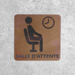 Signalétique Bois - Salle d’Attente