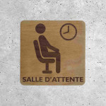 Signalétique Bois - Salle d’Attente