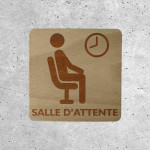 Signalétique Bois - Salle d’Attente