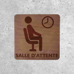 Signalétique Bois - Salle d’Attente