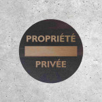 Wooden Signage - Private Property