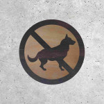 No Dogs Allowed - Wooden Sign