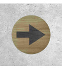 Wooden Sign - Right / Left Direction Arrow