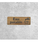 Potable Water Wooden Sign