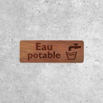 Potable Water Wooden Sign