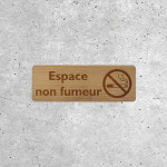 Non-Smoking Area Wooden Sign