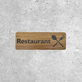 Wooden Restaurant Sign - Dining Signage