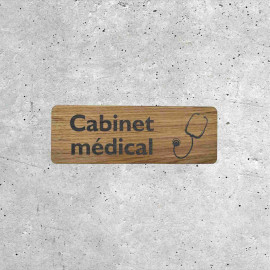 Panneau Cabinet Médical en Bois