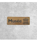 Wooden Museum Sign